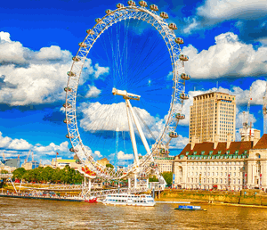 Day 2: London (Hop-On Hop-Off Tour with Thames Cruise)